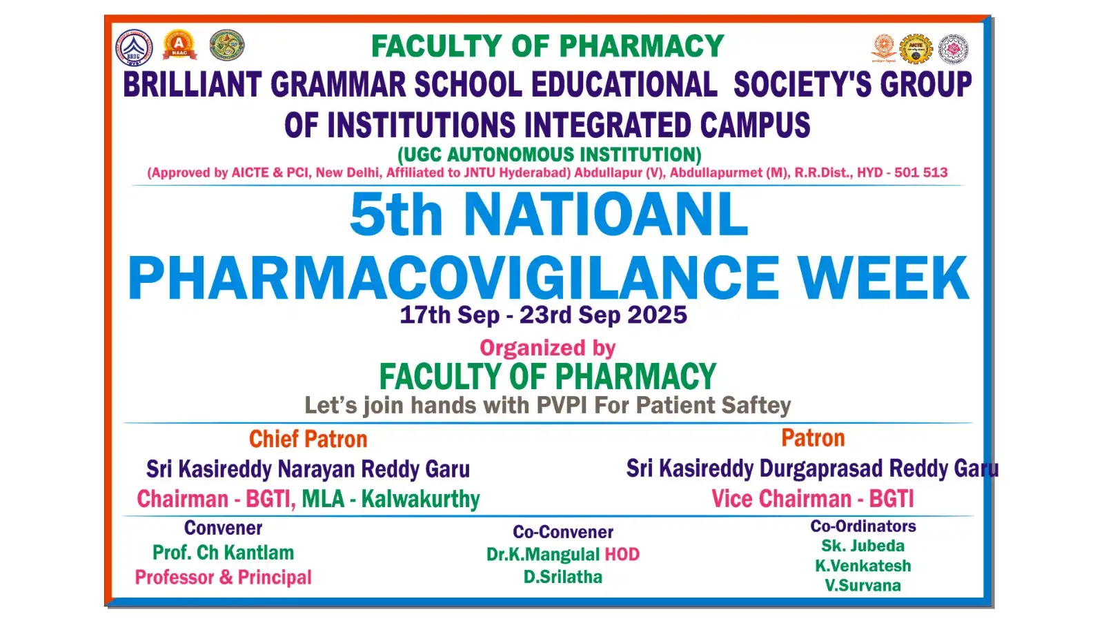5th National Pharmacovigilance Week - 6